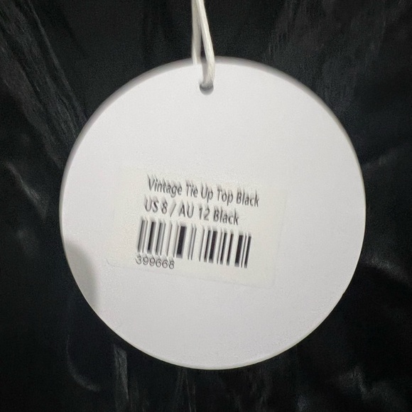 Black Tie Up Top - Picture 6 of 8